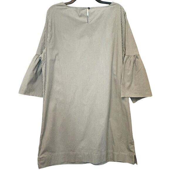 Chaps Bell Sleeve Striped Dress XXL - Picture 5 of 8